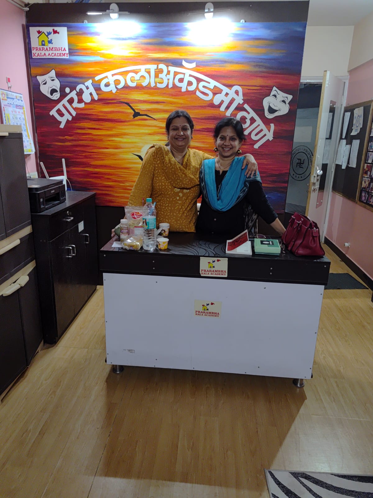 With Actress Sampada Kulkarni