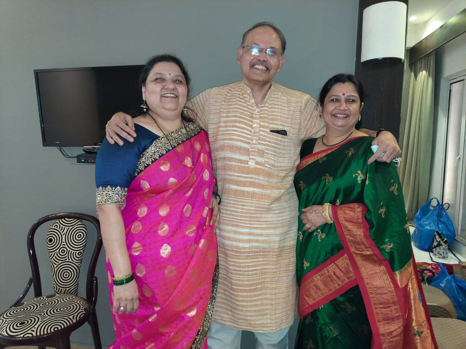 With Dr Sawita and Psychiatrist Anand Nadkarni
