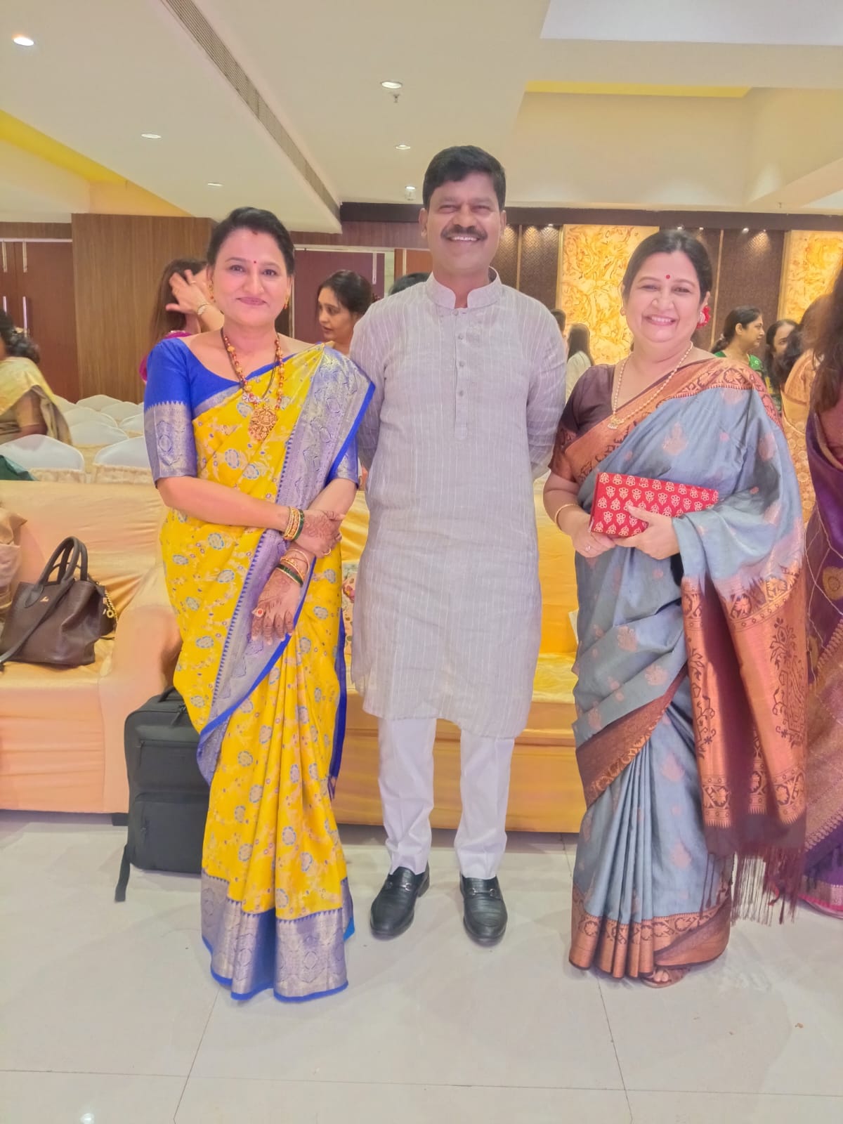 With IG Datta Karale and Mrs Karale