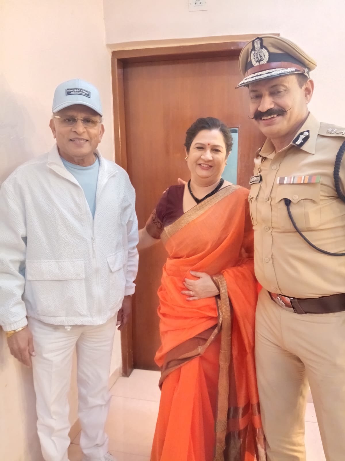 With Actor anchor Annu Kapoor and Mr Krishna Prakash