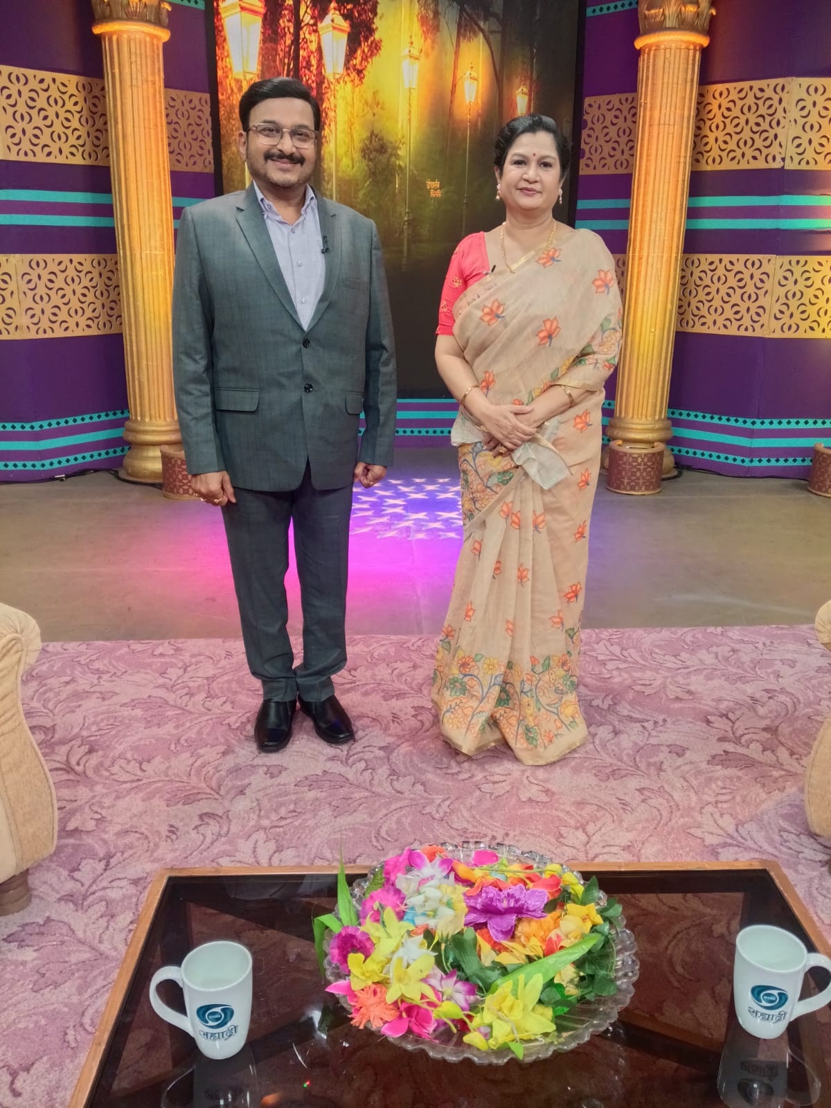 IAS Shri Ajay Vaidya, Director of MITRA (Maharashtra Institution for Transformation), Government of Maharashtra, and Dr. Arundhati Bhalerao.