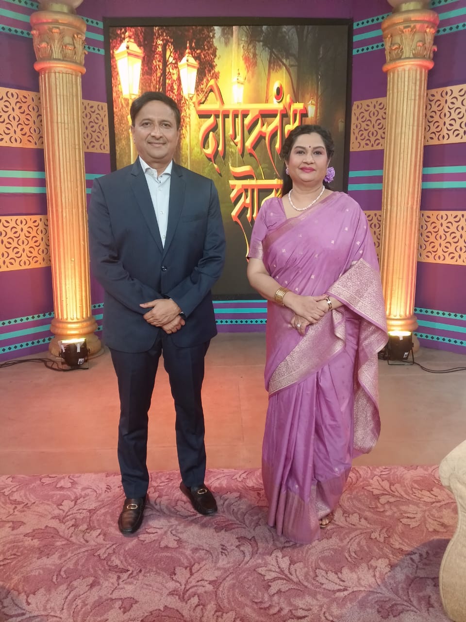 With Divisional Commissioner Kokan Dr. Vijay Suryavanshi