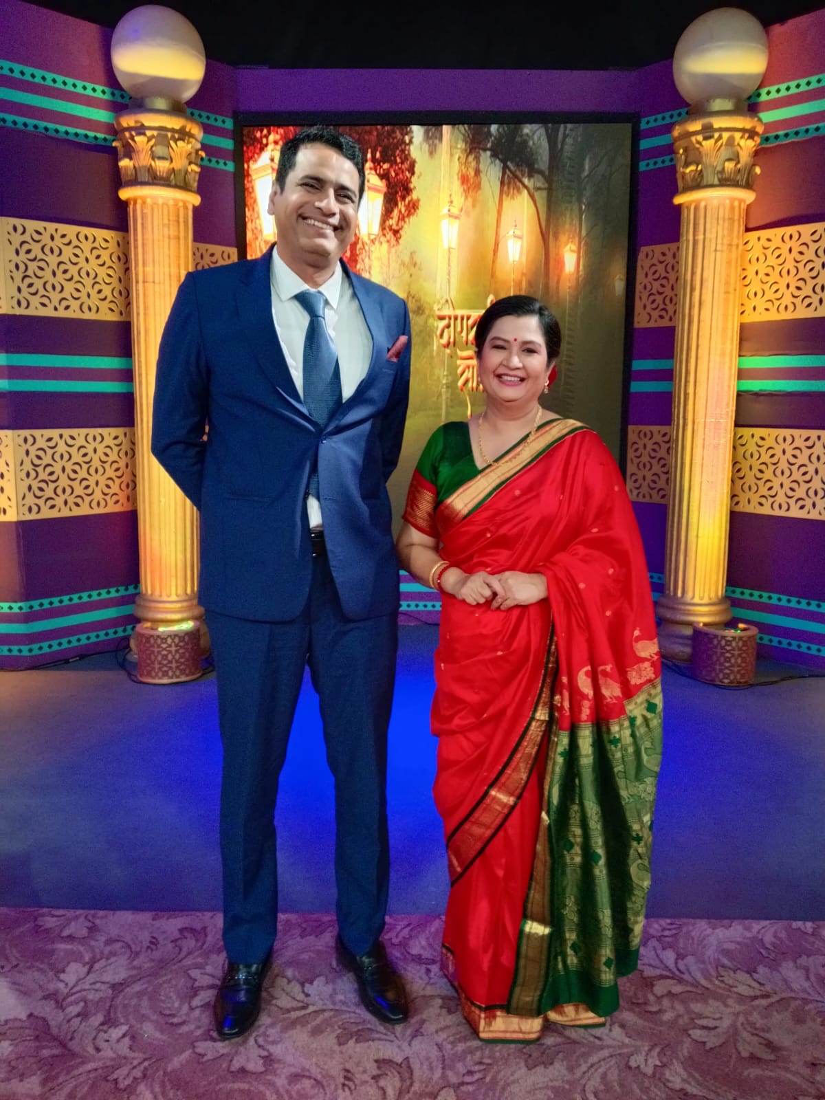 With Bombay IT commissioner IRS Sourabh Deshpande