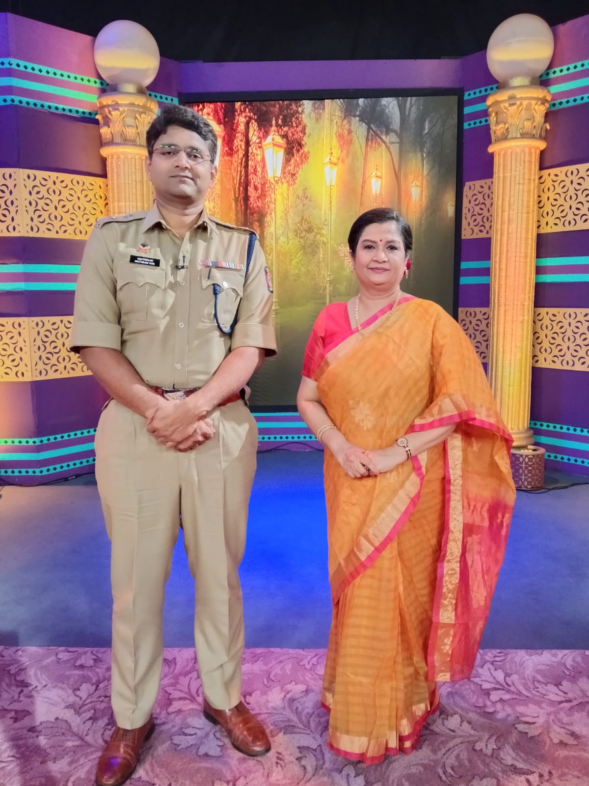 With Vashim SP IPS Anuj Tare